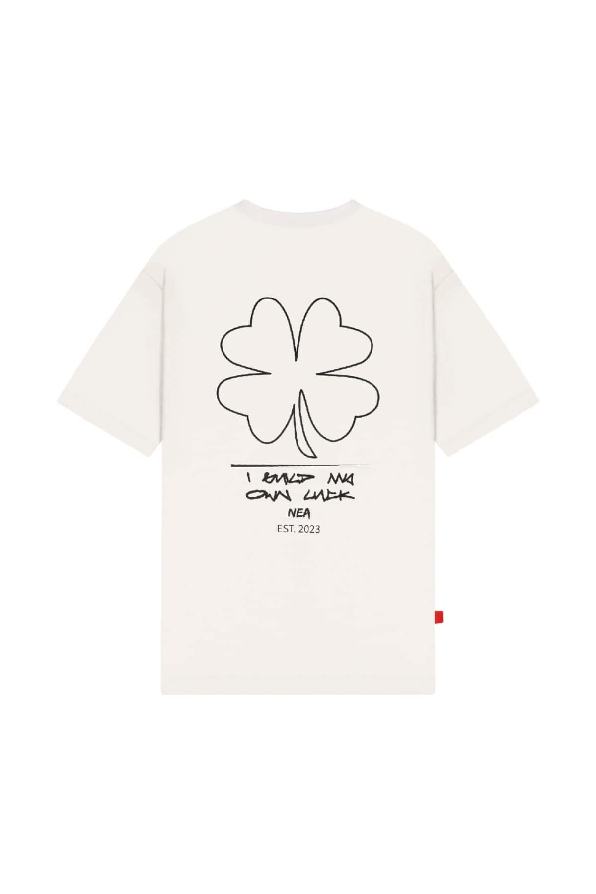 CAMISETA OVERSIZE FAITH MARFIL NEA - miniatura 1
