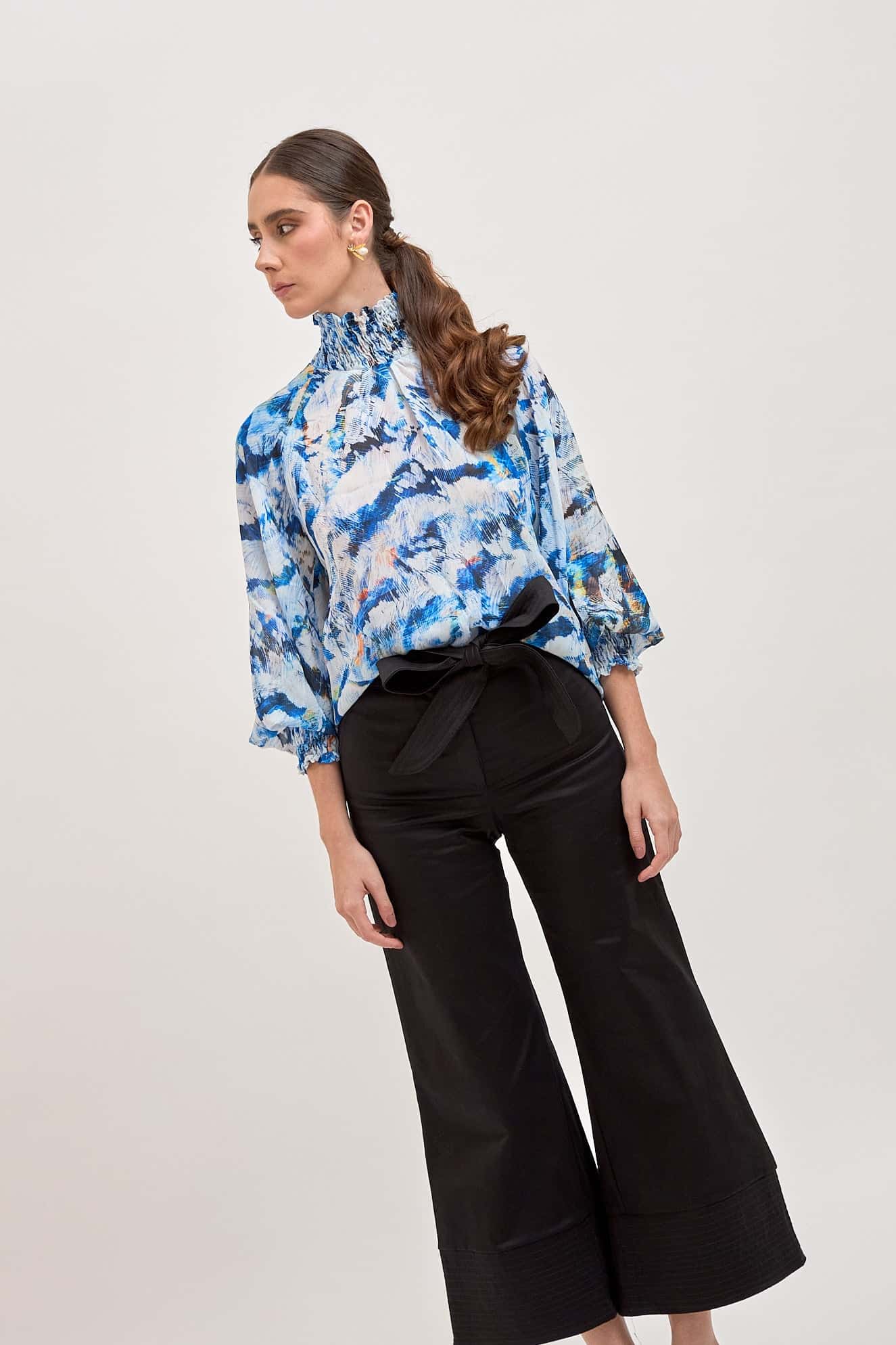 Blusa Brestel Plumas Azul - miniatura 10