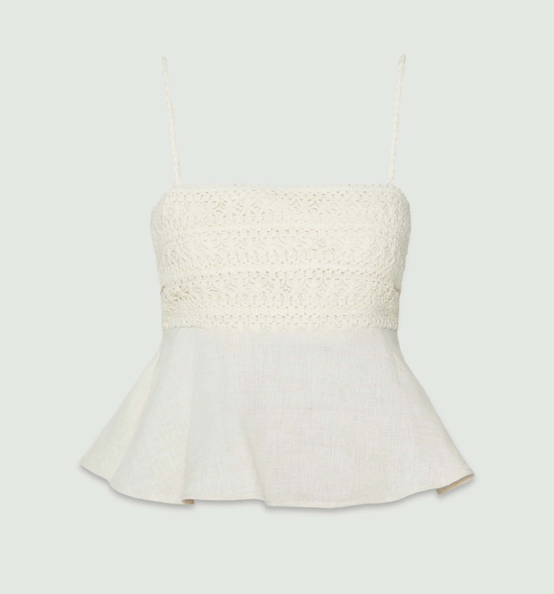 Blusa de tiras con amarre