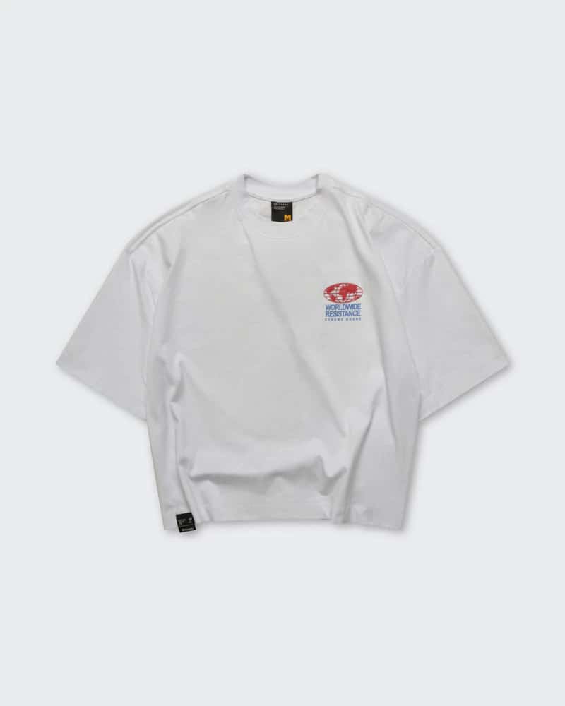 Camiseta  Blanca Boxy Broken - miniatura 6