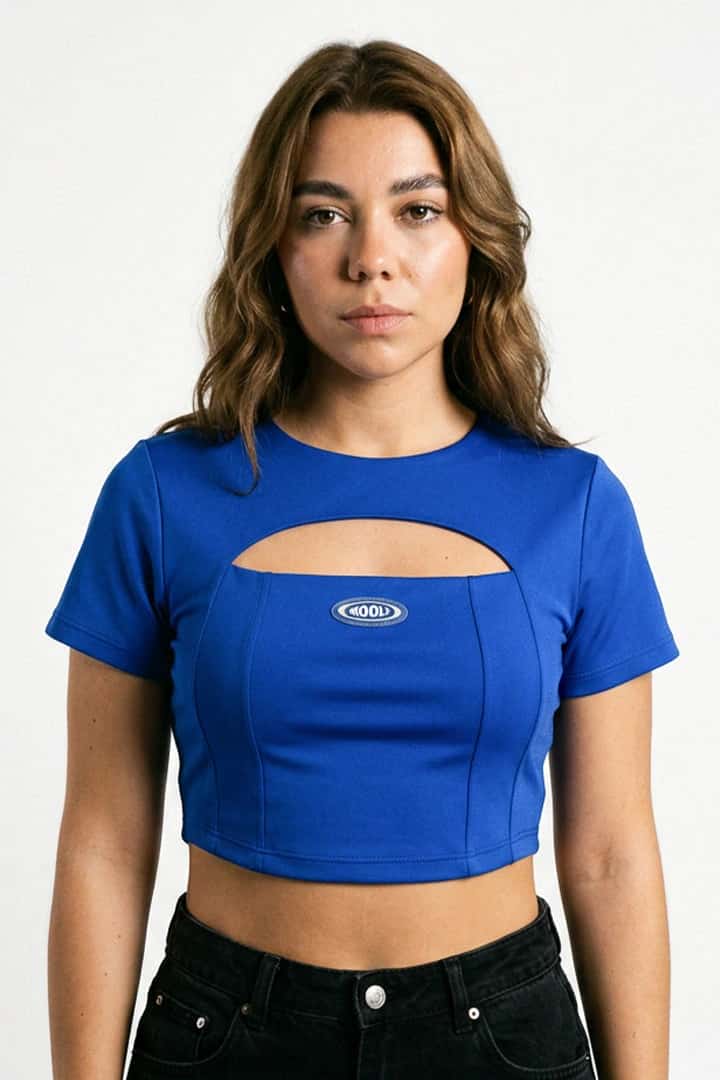 CROP TOP EN LYCRA - miniatura 1