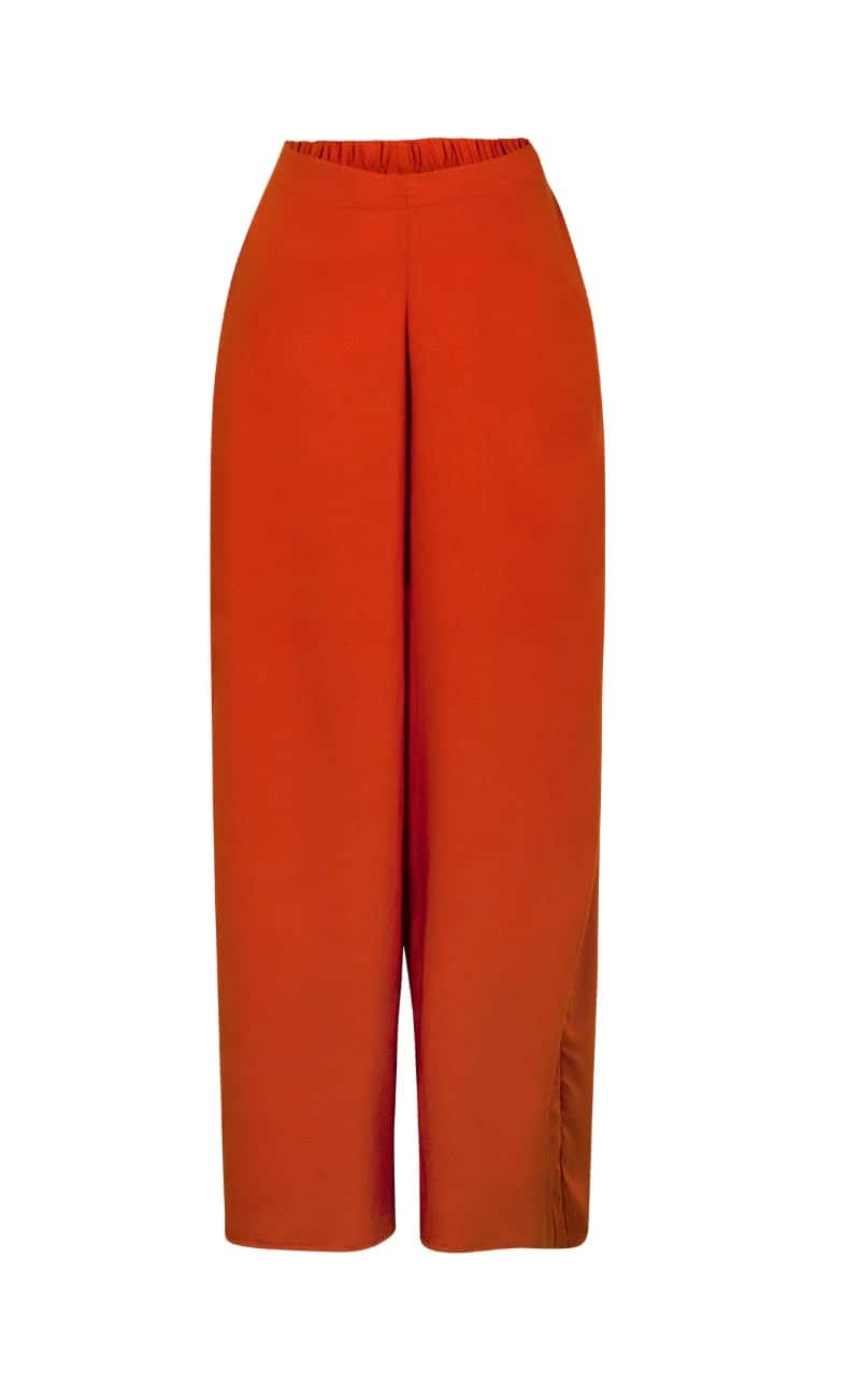 PANTALÓN PETALO TERRACOTA