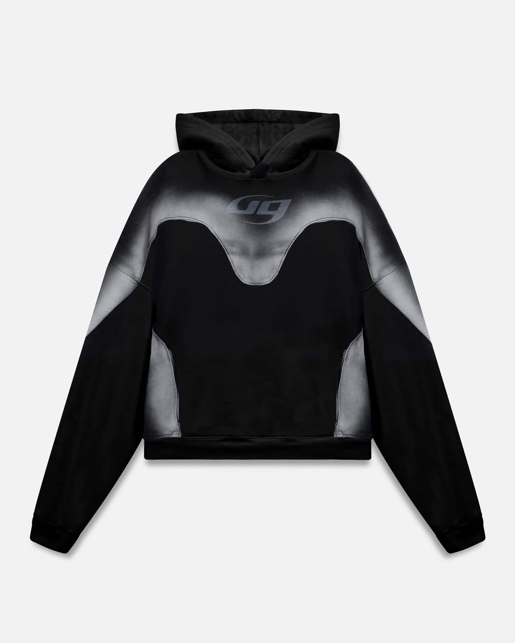 Act 1 UG Boxy Fit Hoodie Sandblast Black