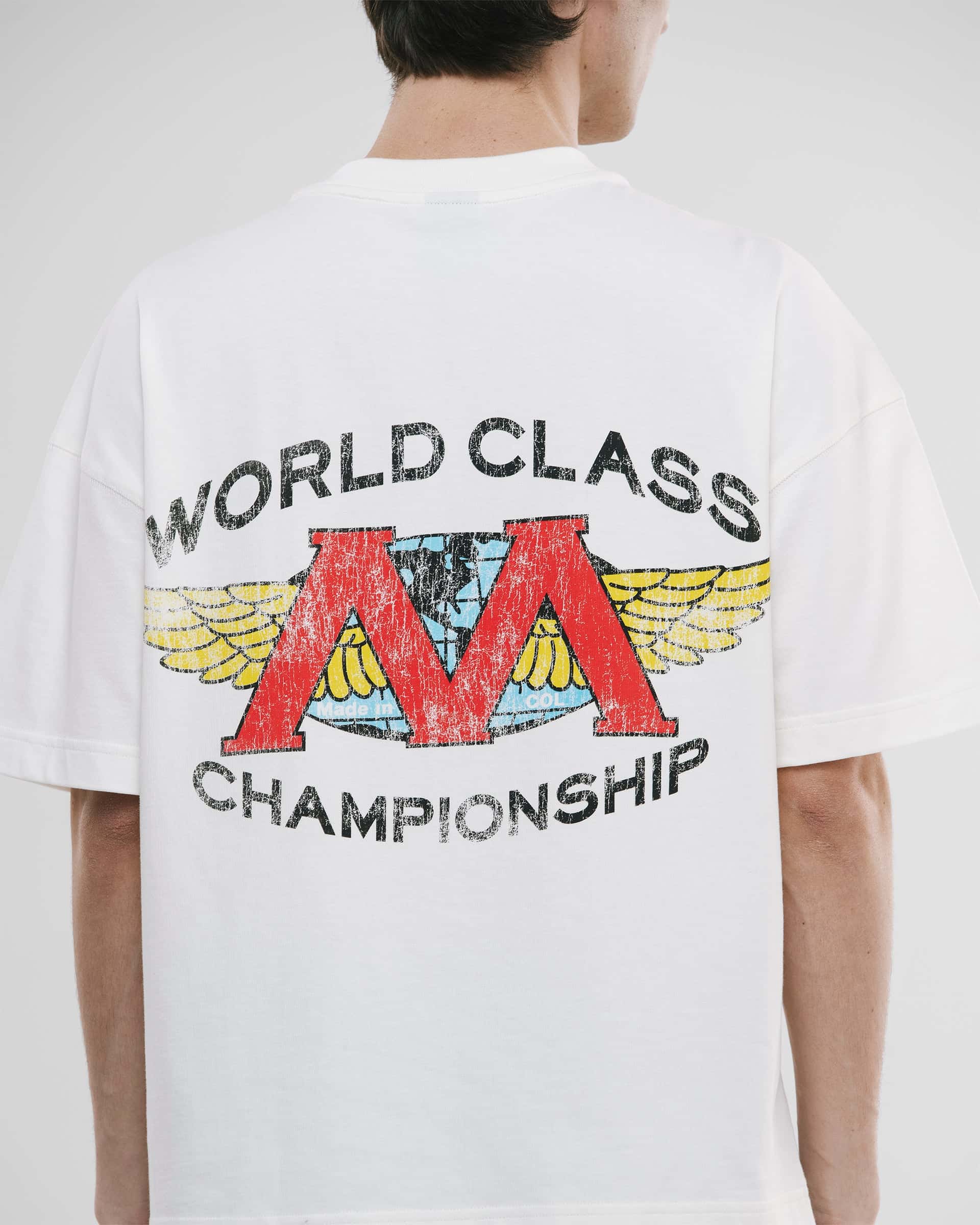 Camiseta Boxy Fit World Class - Cloud Dancer - miniatura 4