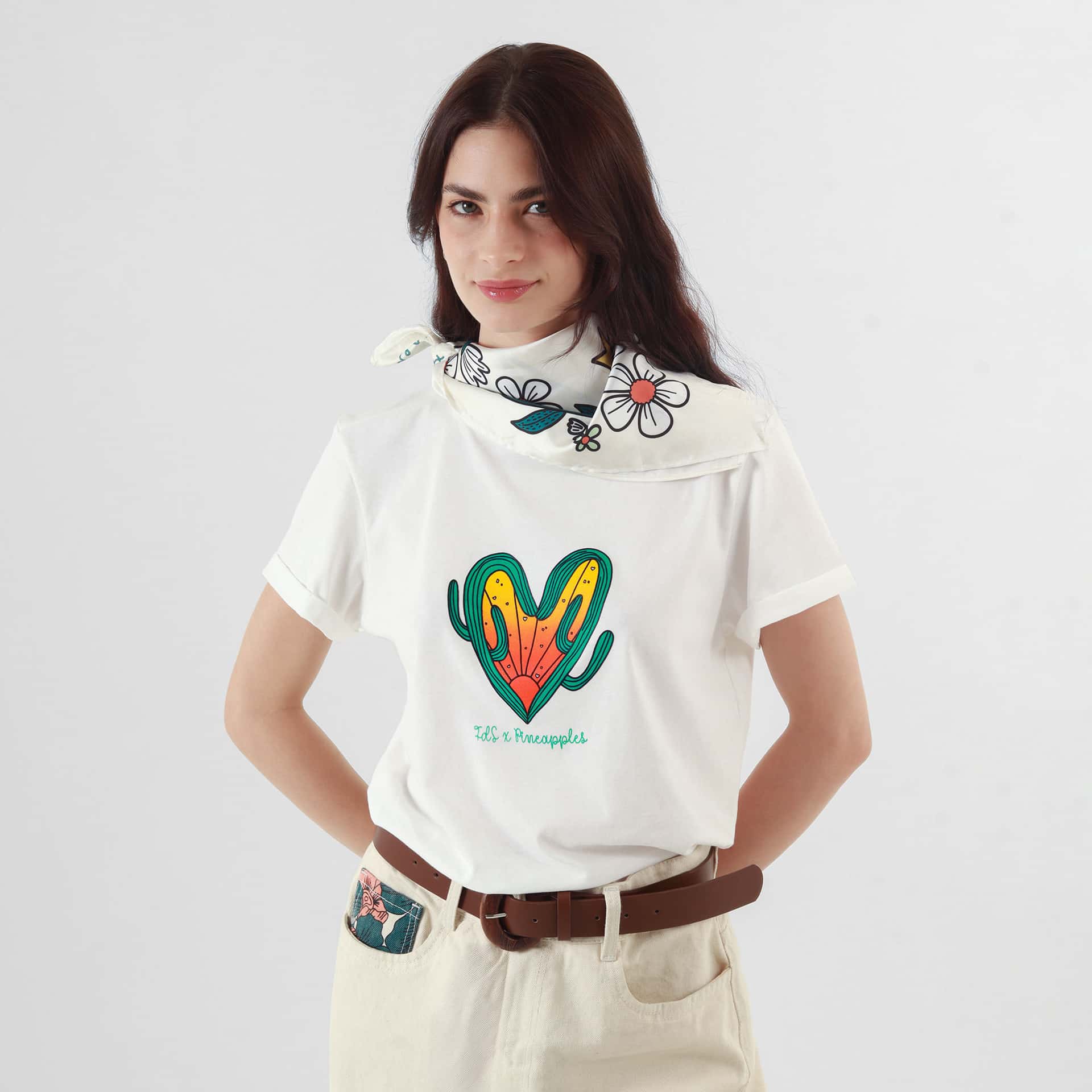 Camiseta Cactus Corazon FDS x Pineapples - miniatura 2