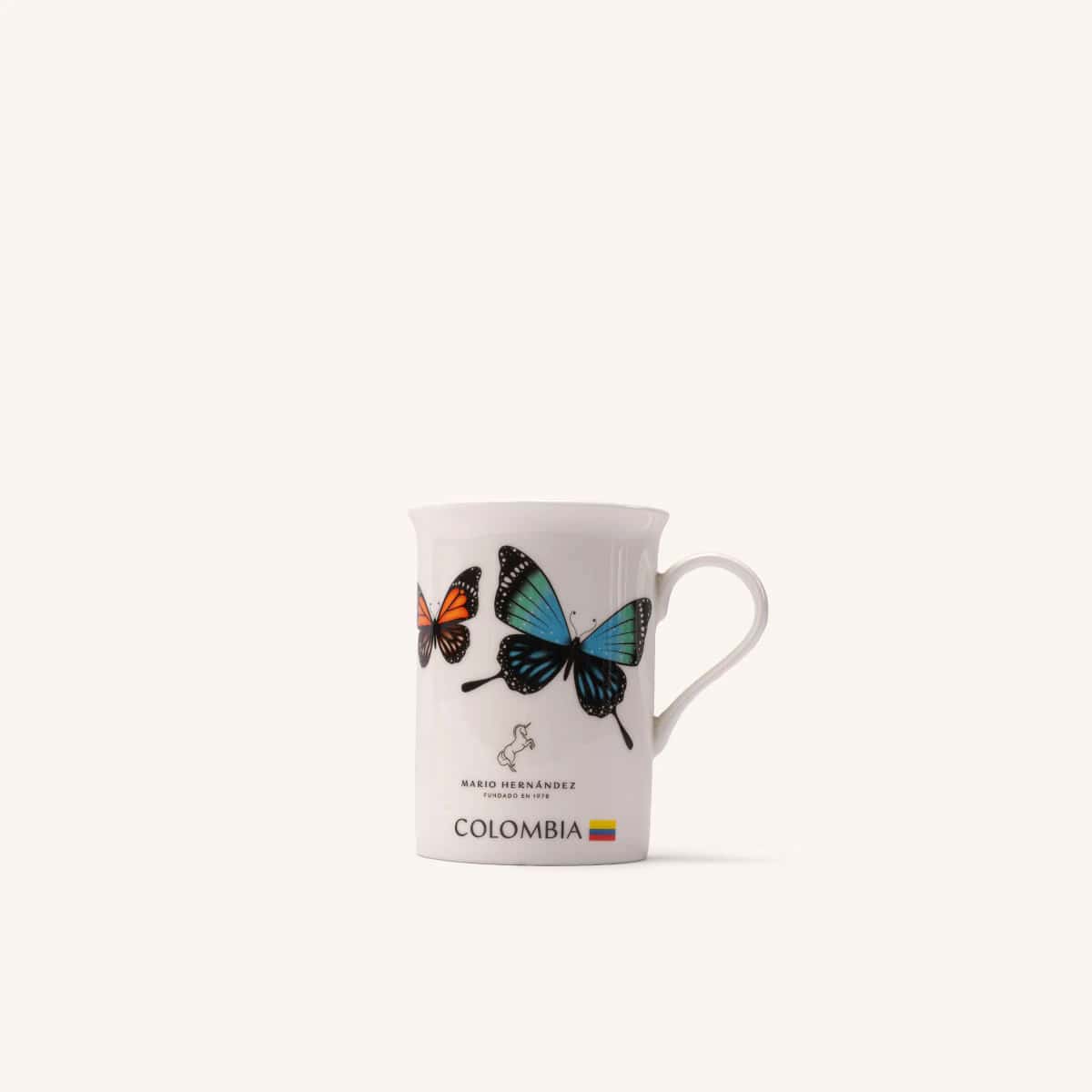 Mug Monarca Blanco Hueso Pequeño MH Mugs