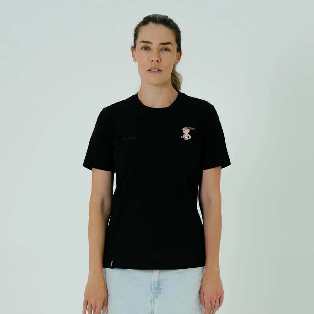 CAMISETA  LIFESTYLE EVO NERO PARA MUJER