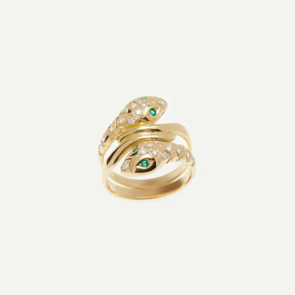 Anillo Doble Snake