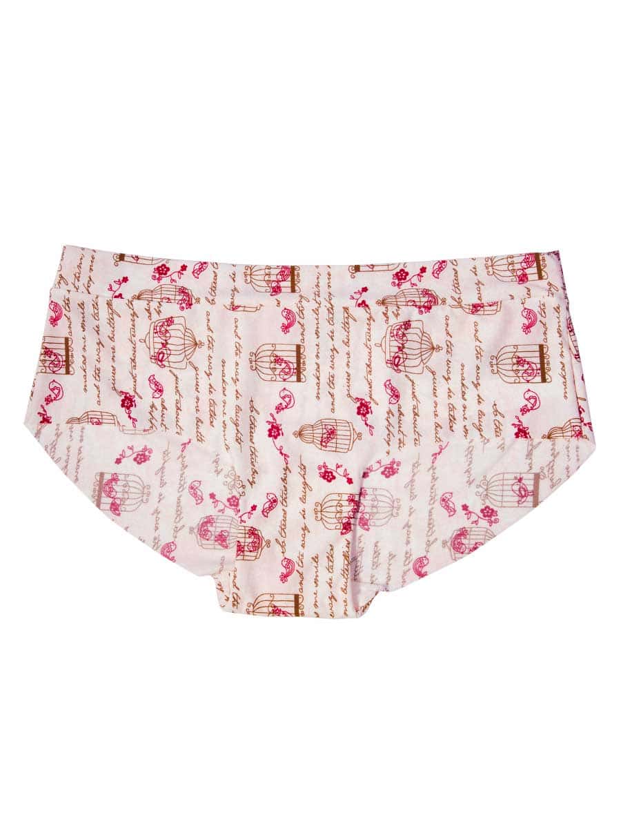 Cachetero Invisible Estampado Color Beige