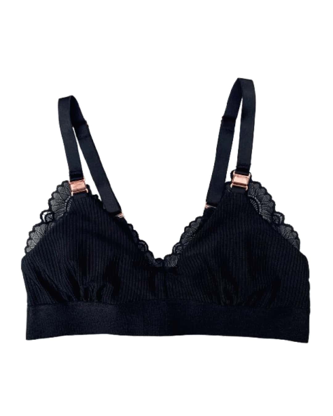 Bralette lactancia - PERLA Negro