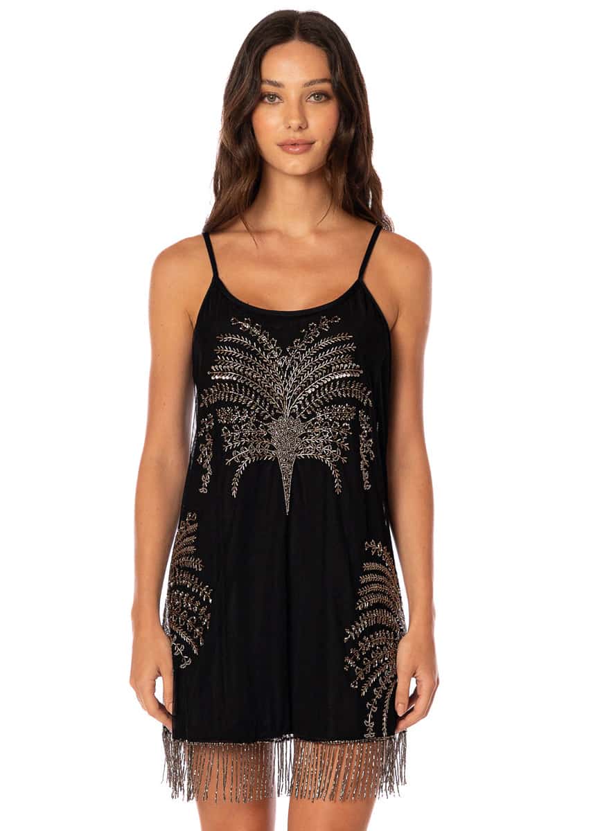 Maaji Midnight Palm Tatami Short Dress