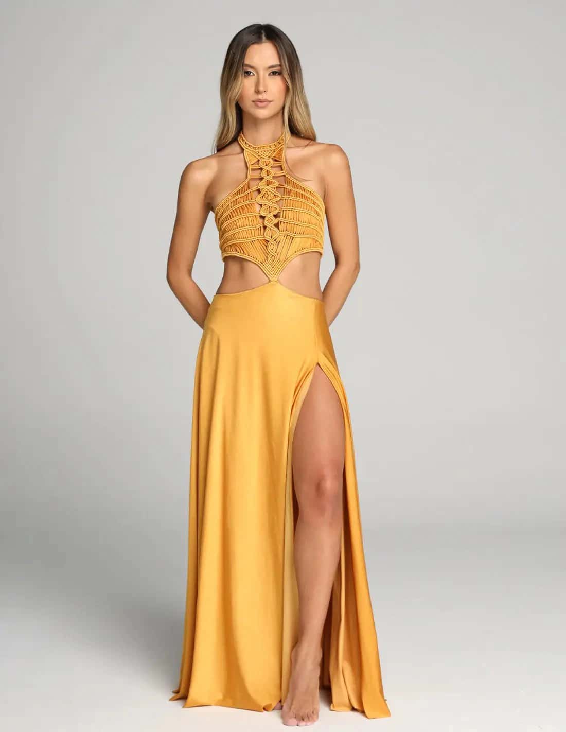 Falda Ventus Gold Mustard