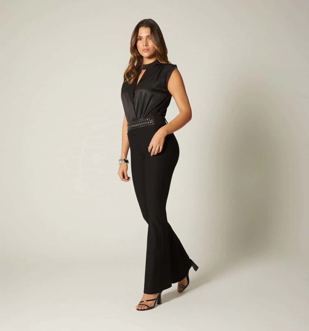 Leggins tiro alto con correa