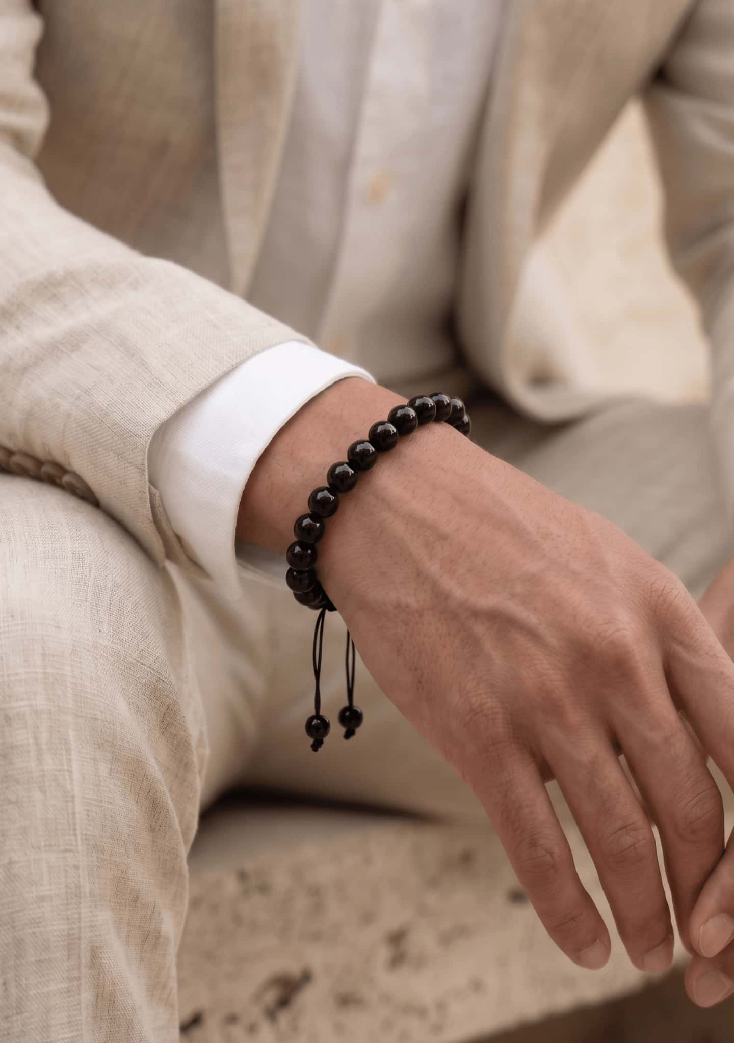 Pulsera dark pearls Js 063426002