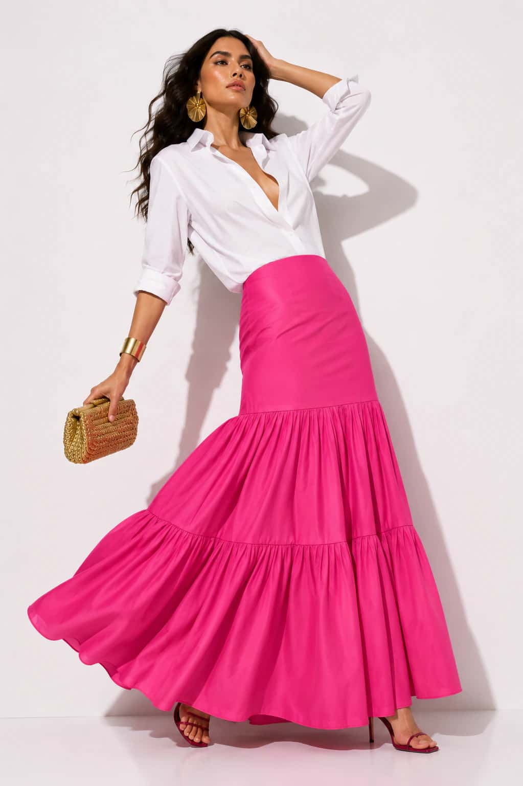 Falda Sashico Fucsia - miniatura 1
