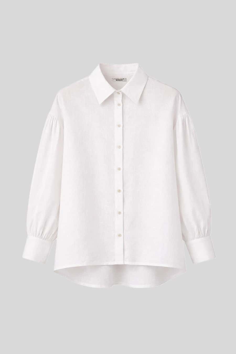 Women's shirt linen romy white