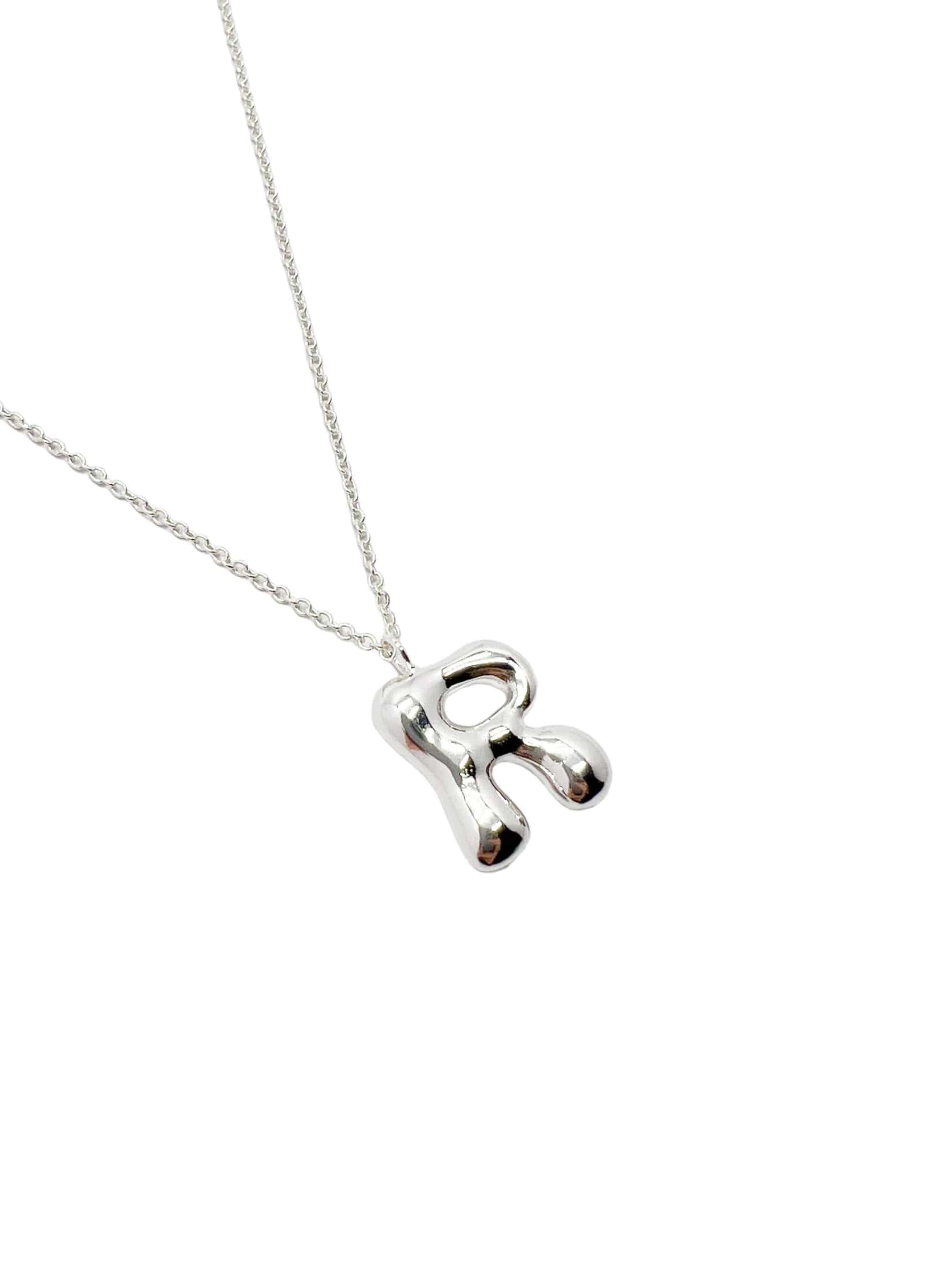 cadena letra cosmic water silver - miniatura 16