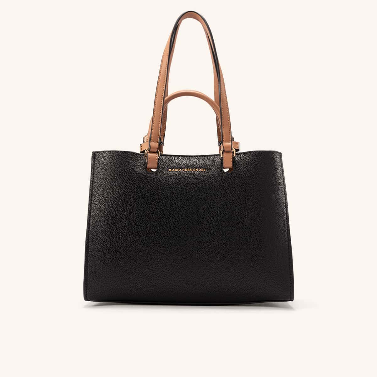 Bolso De Mano Tala Negro Terracota