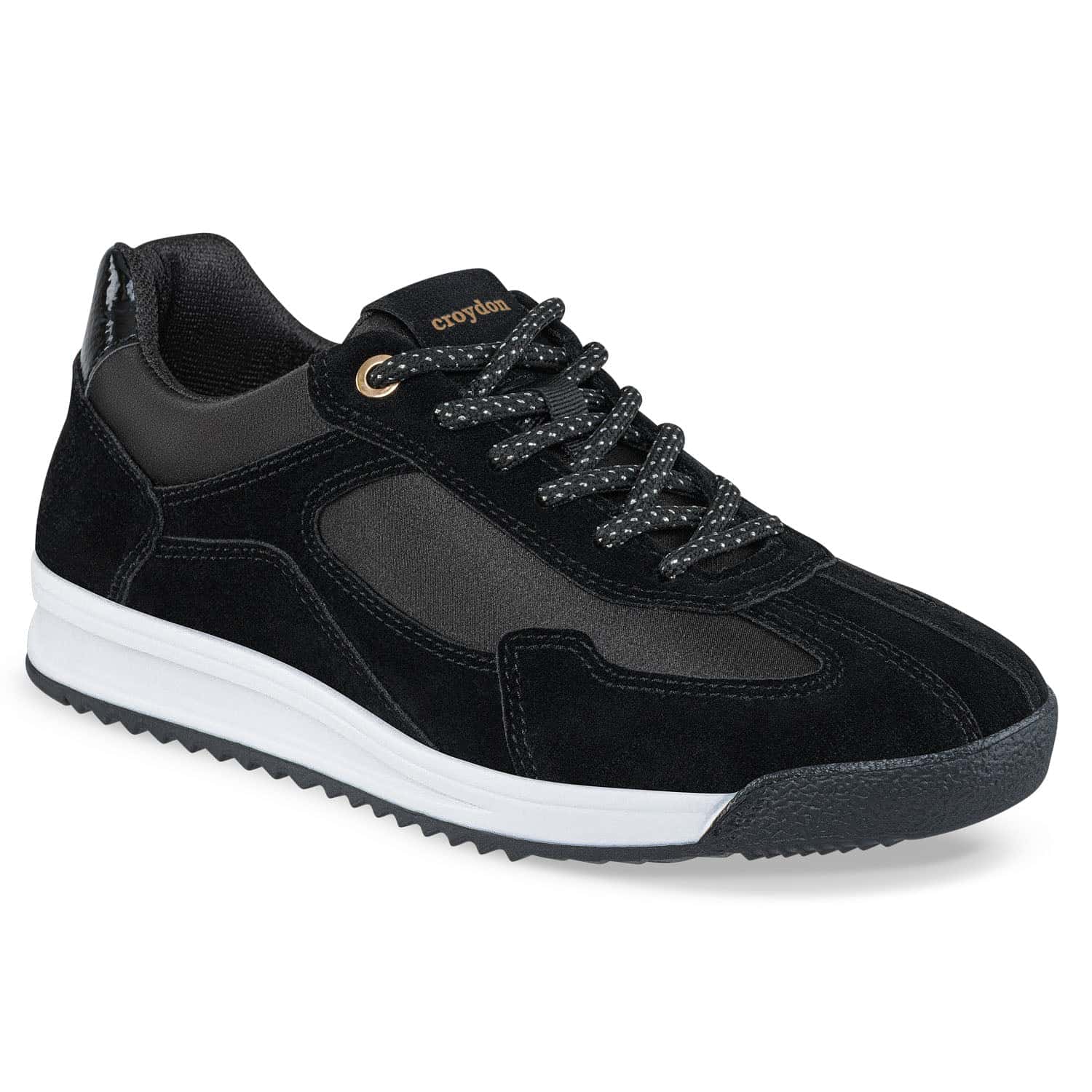 Tenis Urbanos Agnes Negro Croydon Para Mujer