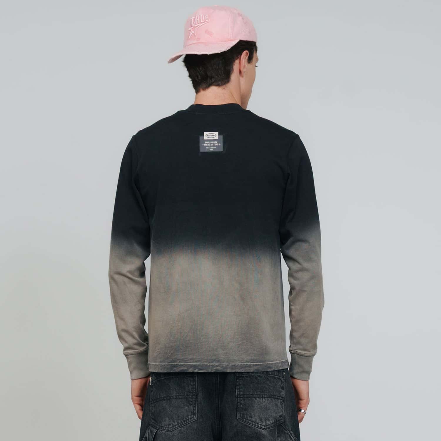 Chrome Long Sleeve Tee - Black/White - miniatura 3