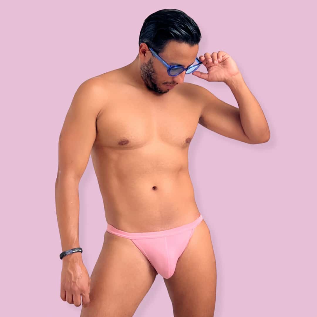 Santorini Bikini — Pink (Unlined)