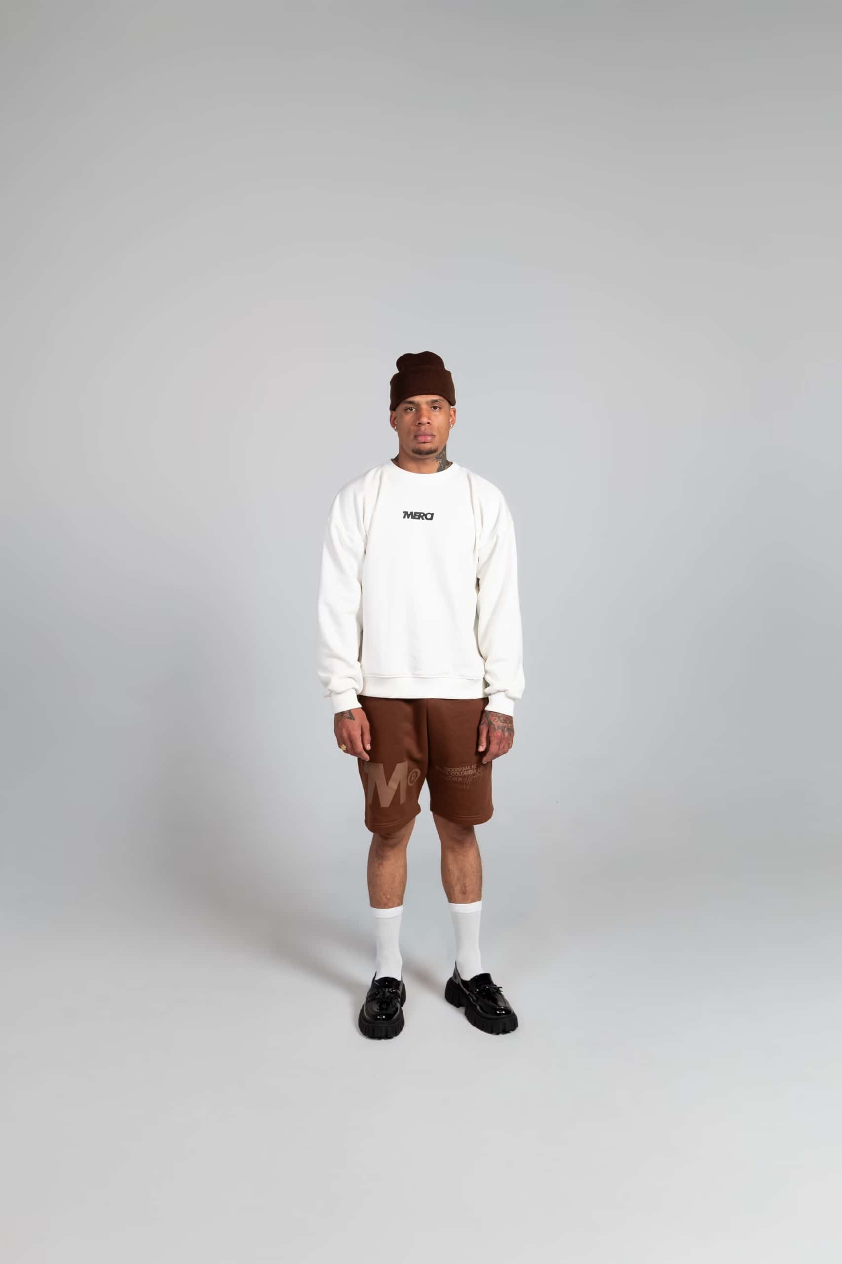 Hoodie Blanco Oversize