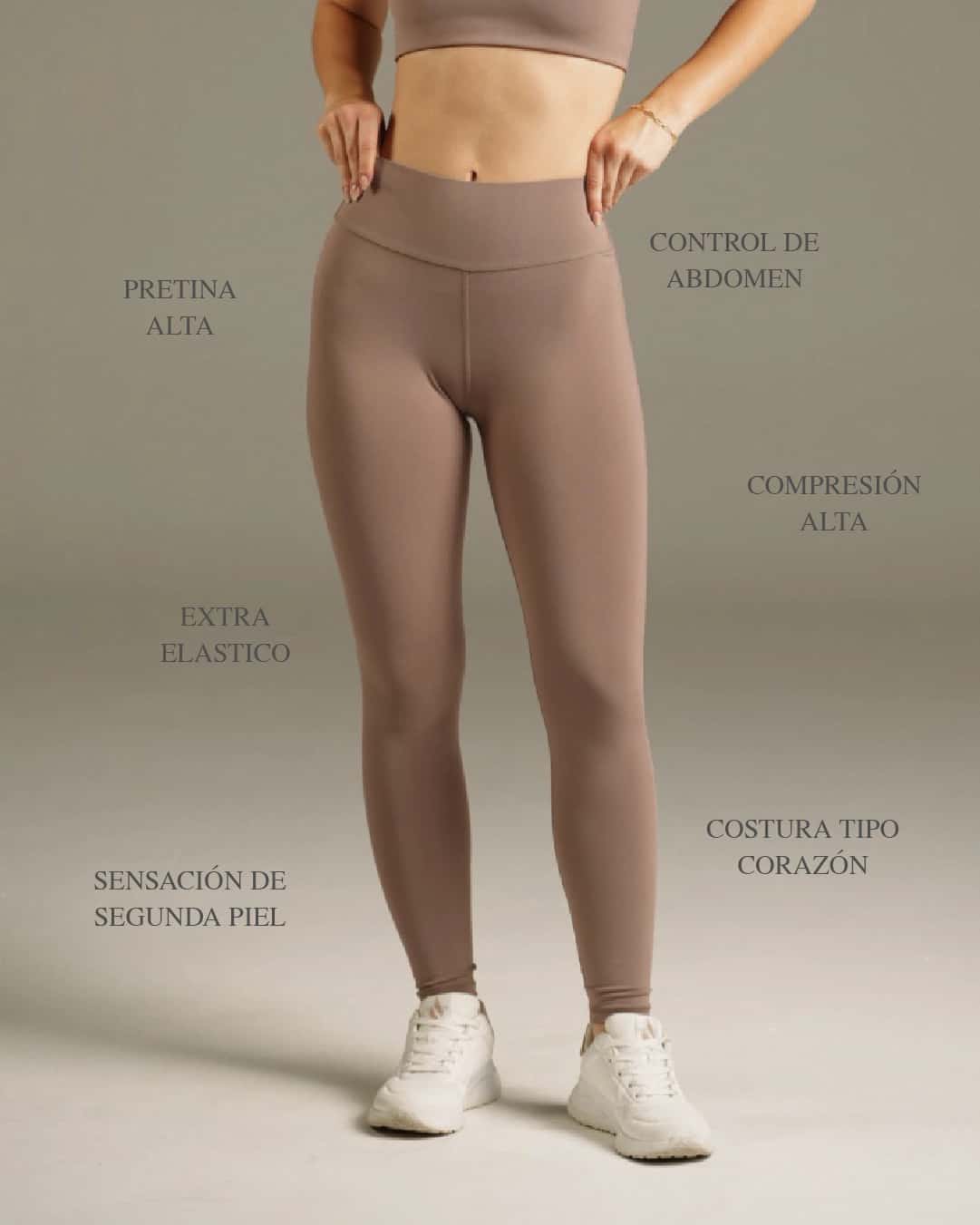 High Waist leggings Sens Cocoa Glow - miniatura 2