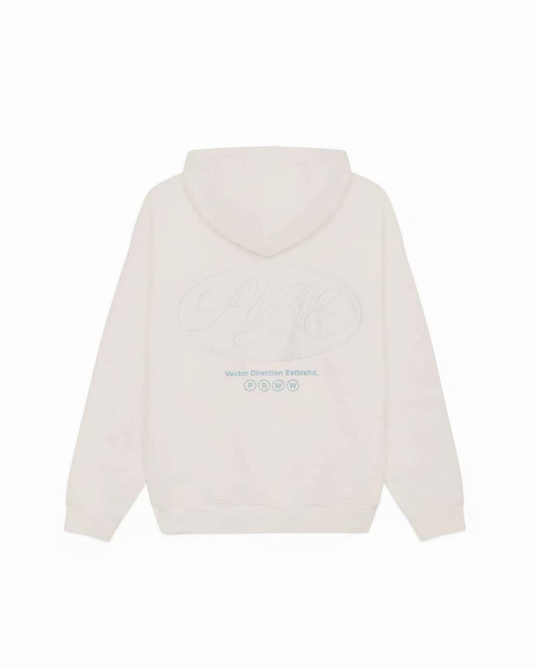 ACROSS THE LINES WHITE ZIP HOODIE