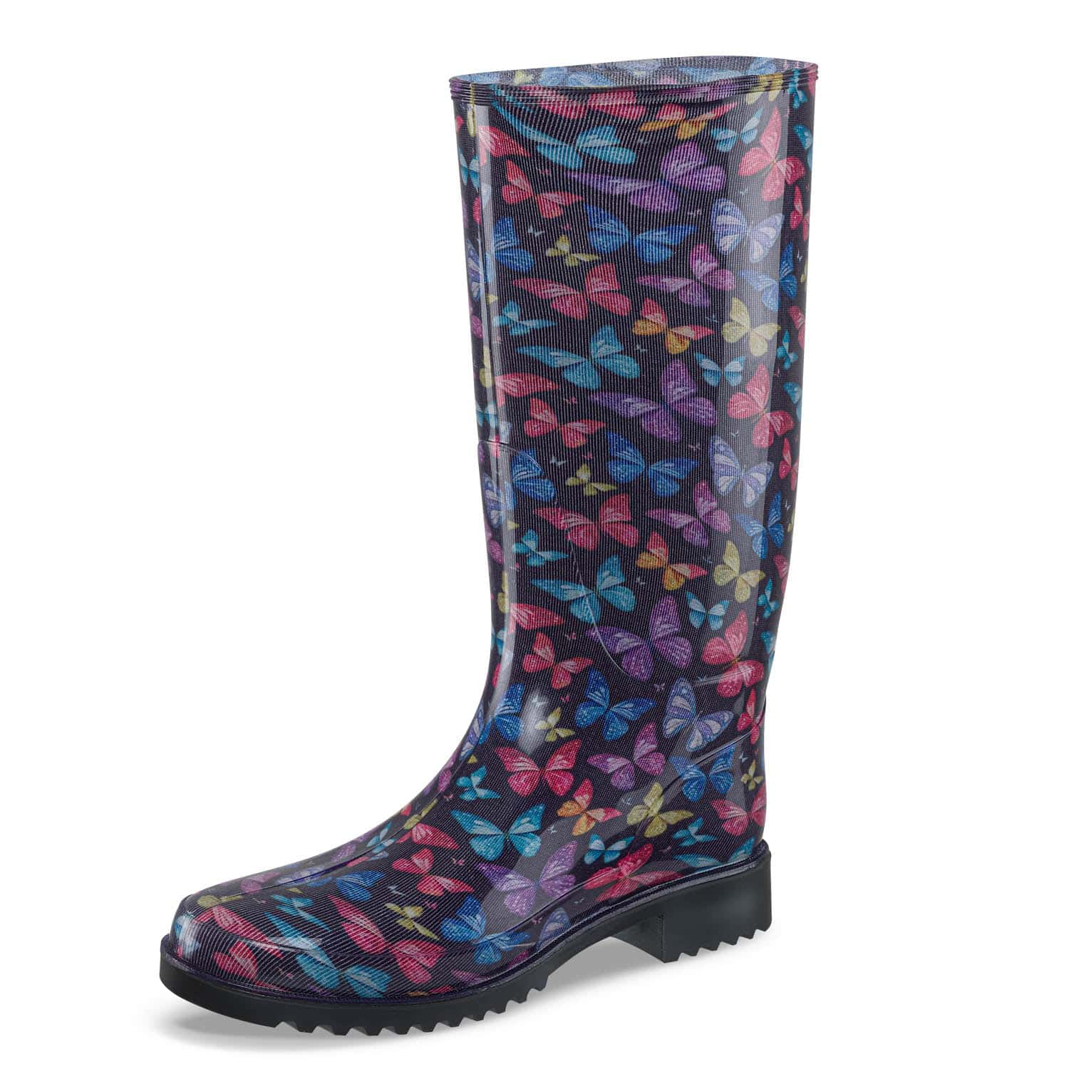 Botas Lluvia Sora Negro Croydon Para Mujer