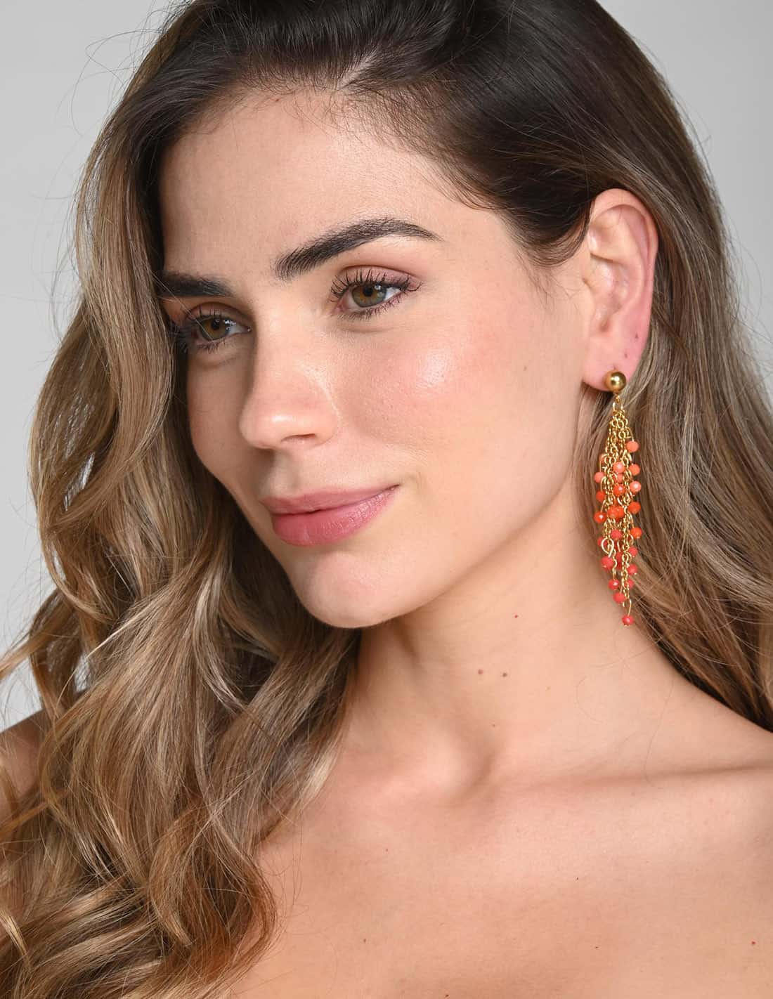 Areta Dalia Salmon + Orange + Red