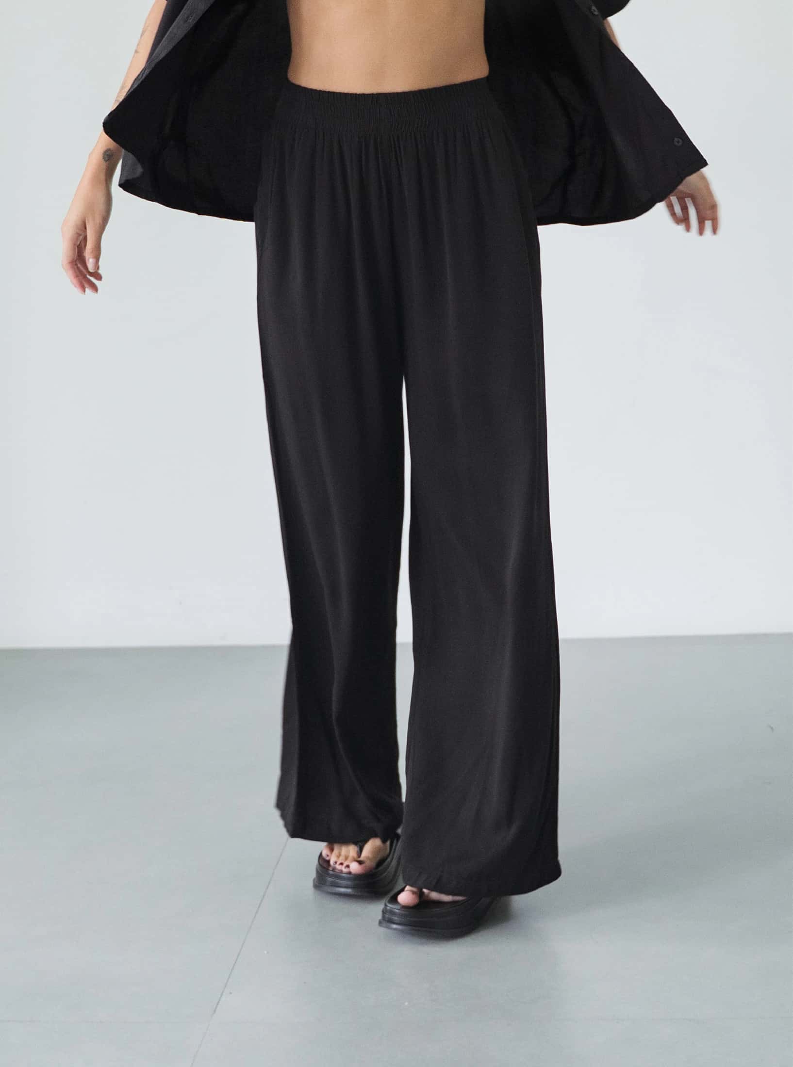Palazzo Breezy Black