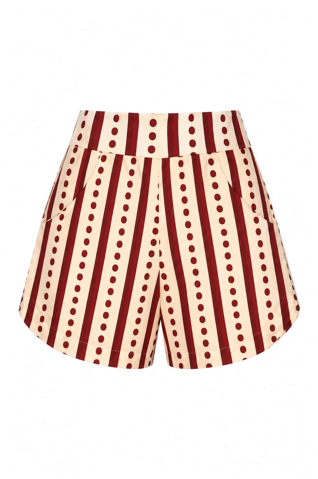 Tomaso Linen Short / Red Stripes