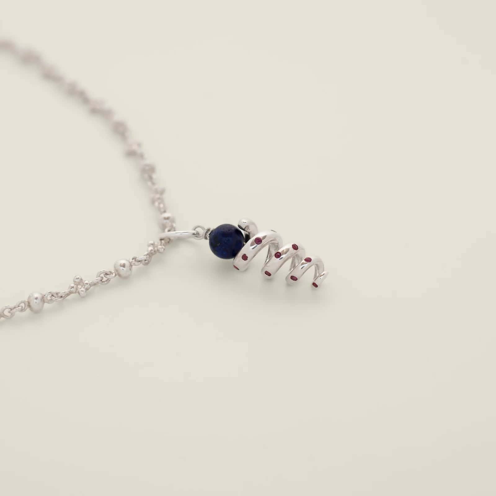 Kundali Bling Pendant Silver