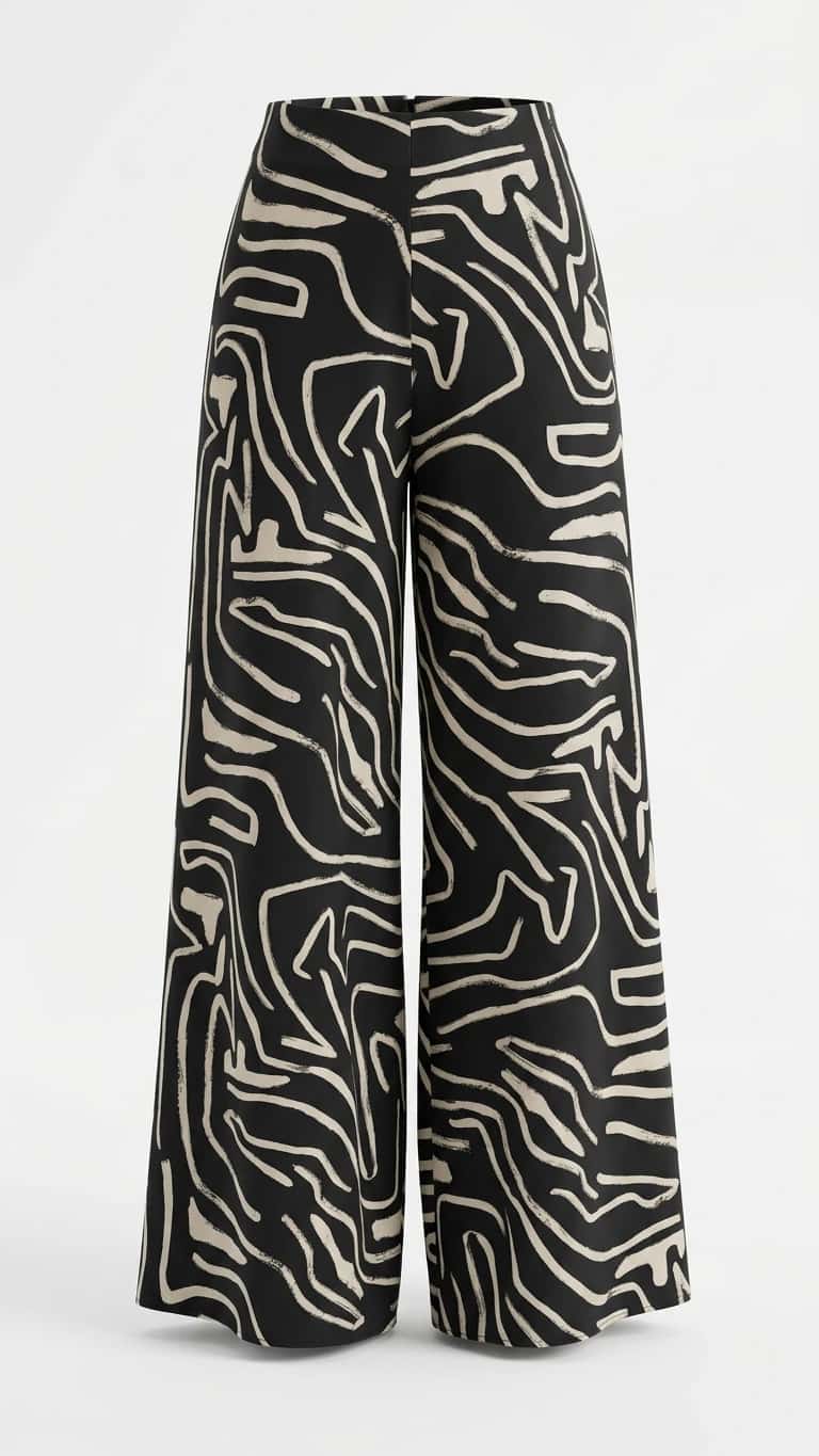 PARADIGMA PANTS PRINT BLACK - miniatura 1