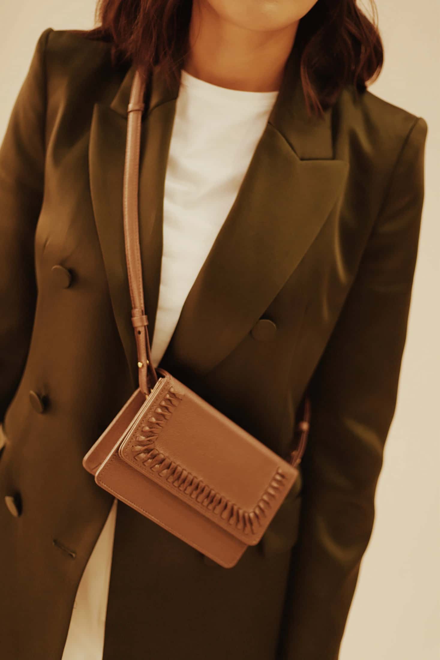 REAL BELT BAG BRONCE