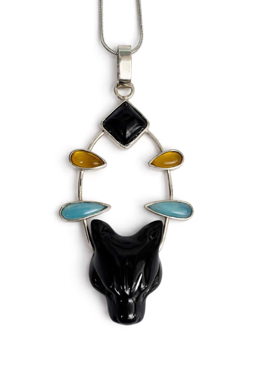 Jaguar of the Two Moons Pendant - miniatura 1