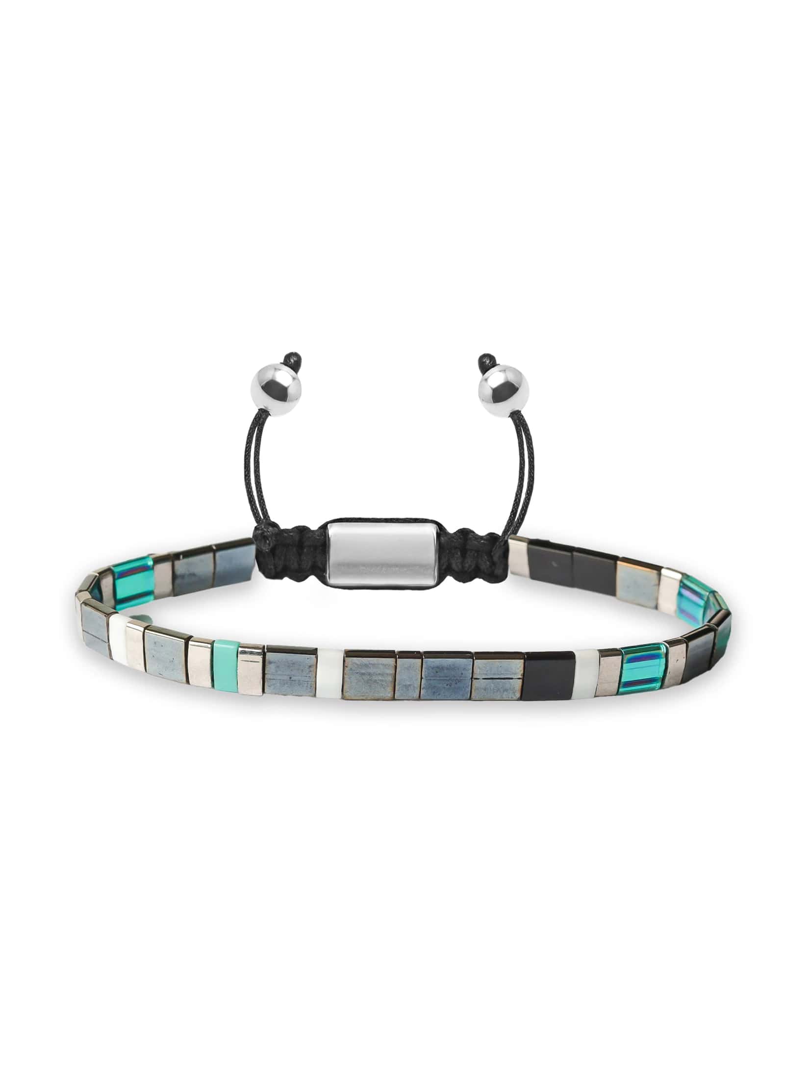 Brazalete Miyuki Tila Rio de Plata 5mm
