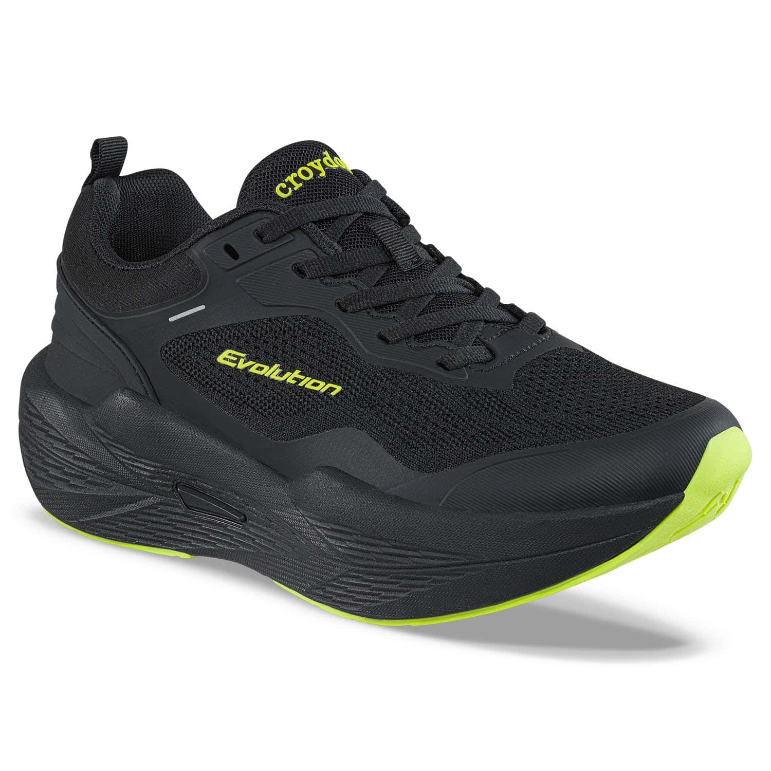Tenis Running Zimon Negro Croydon Para Hombre