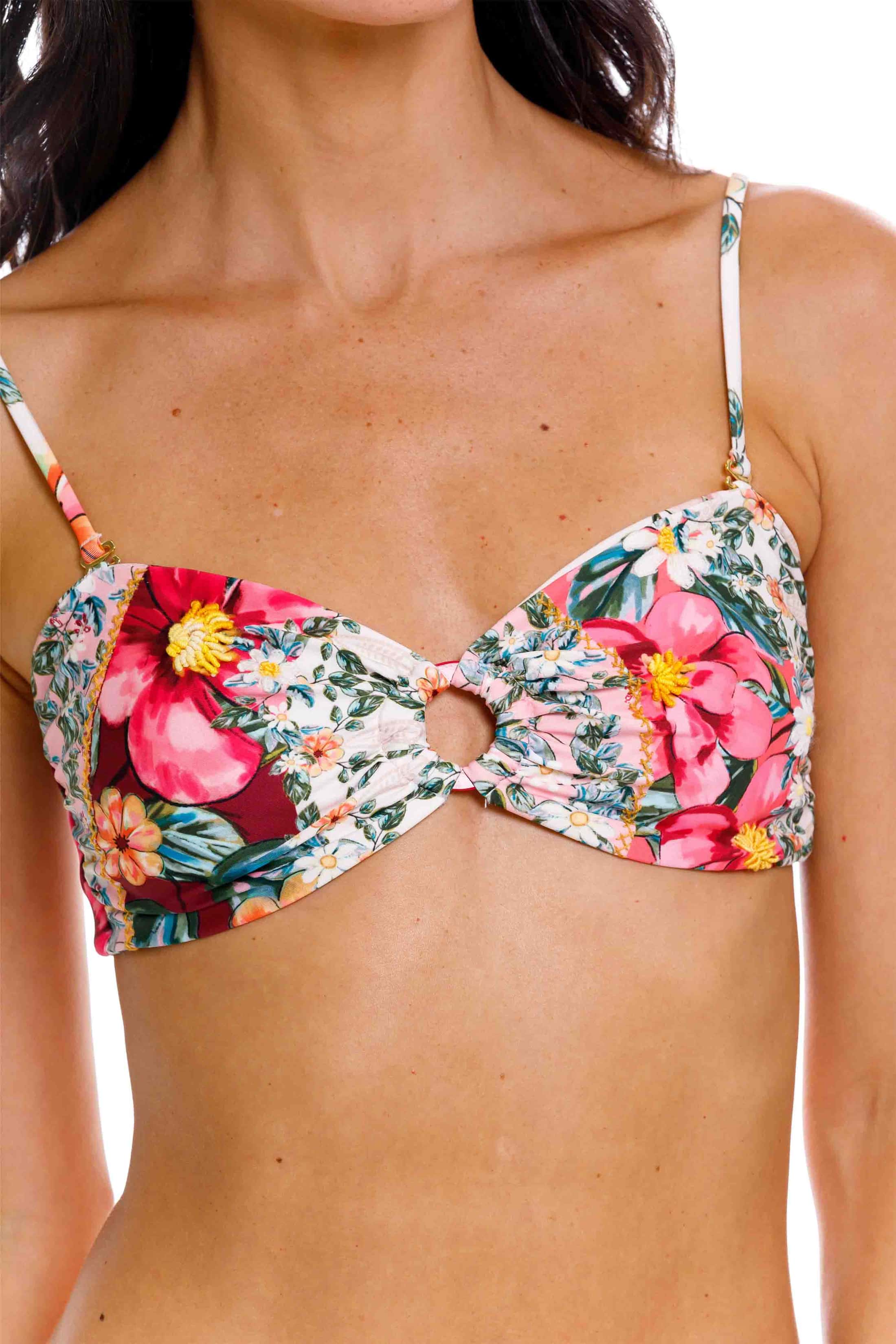 Top Strapless Argolla Bikini Kenia Ondas