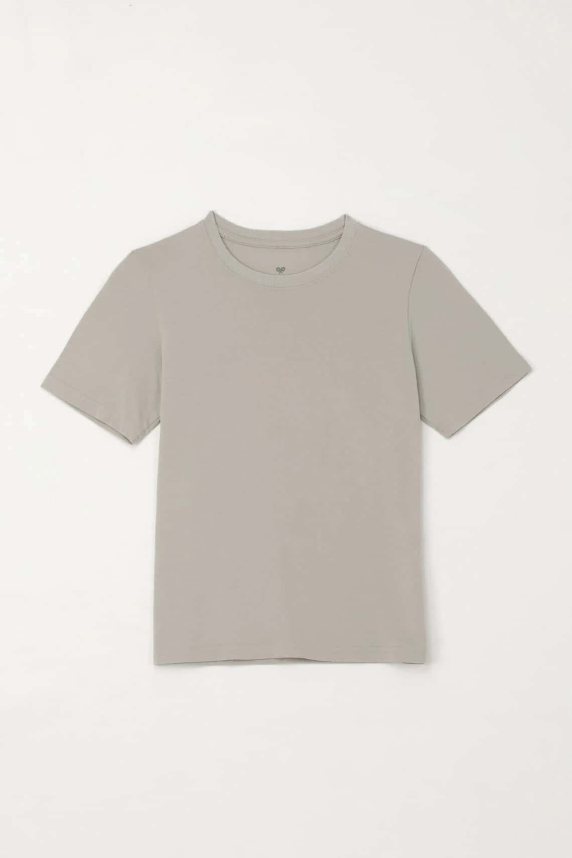 Camiseta con estampado en espalda gris para niño