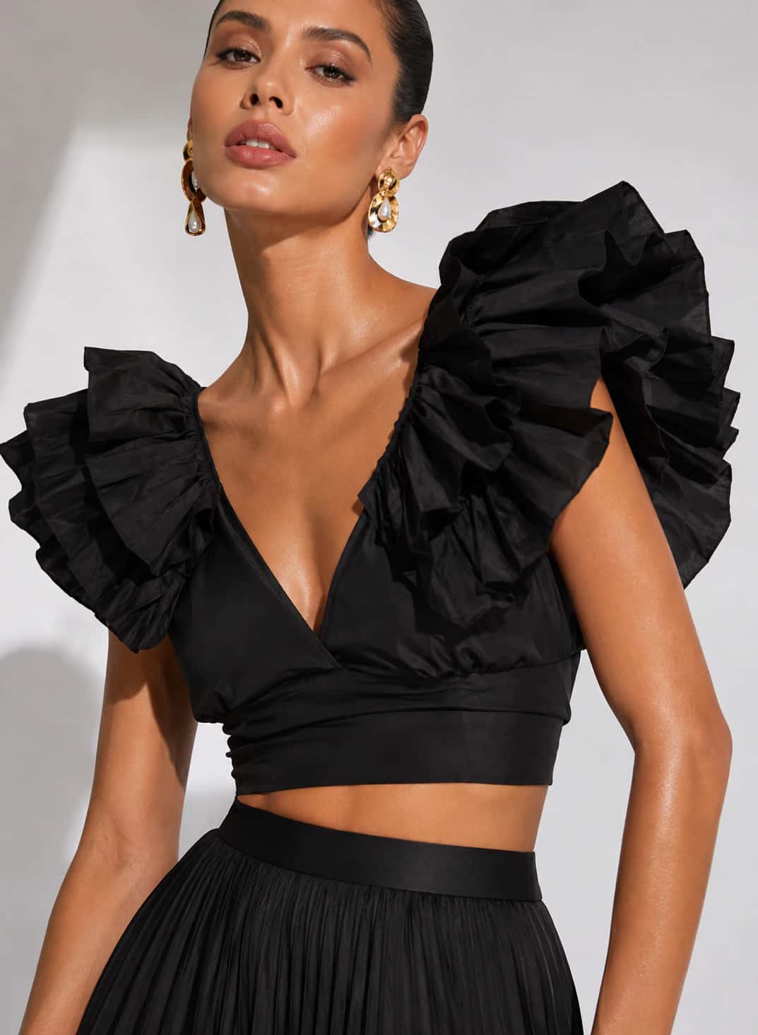 Crop Top Nao Negro - miniatura 1