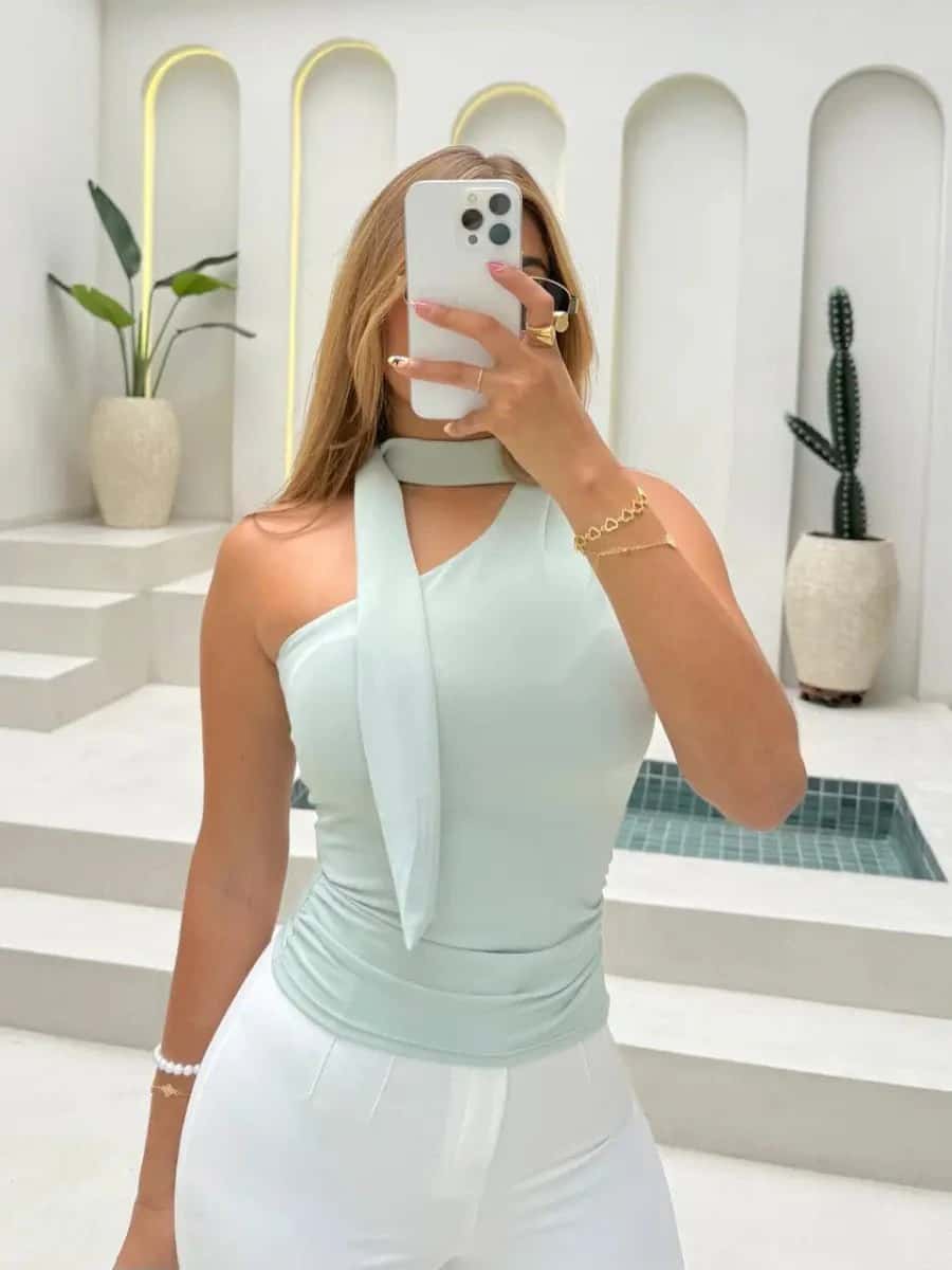 Blusa Dinamarca Verde macha