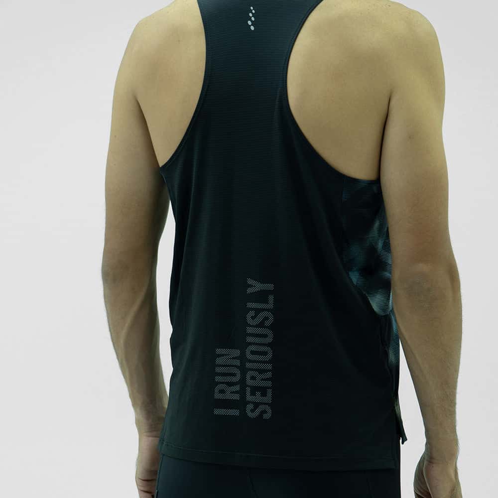 CAMISETA  RUNNING MANGA SISA STROBE NEGRO PARA HOMBRE - miniatura 2