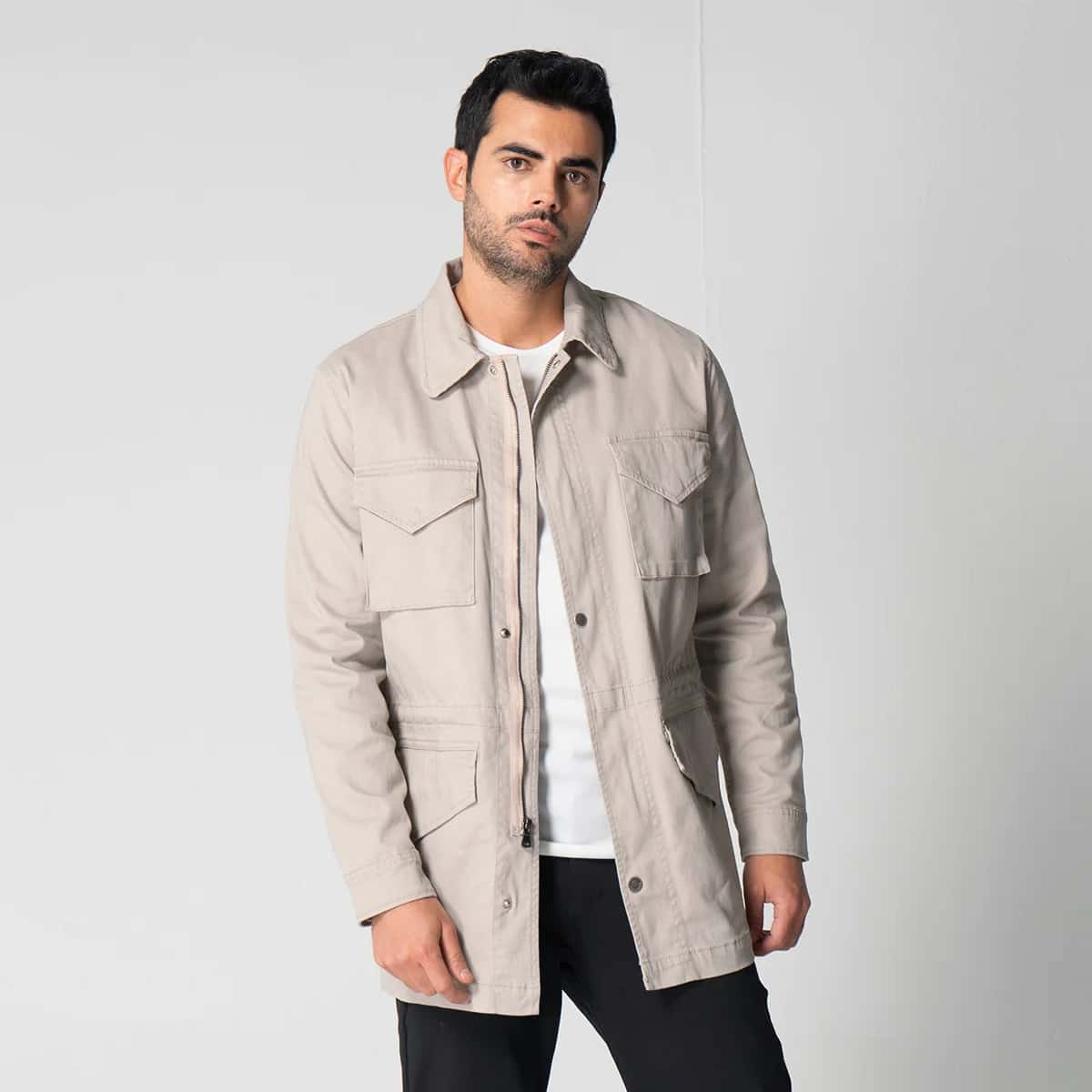 Chaqueta Parka Dril Regular Ryan