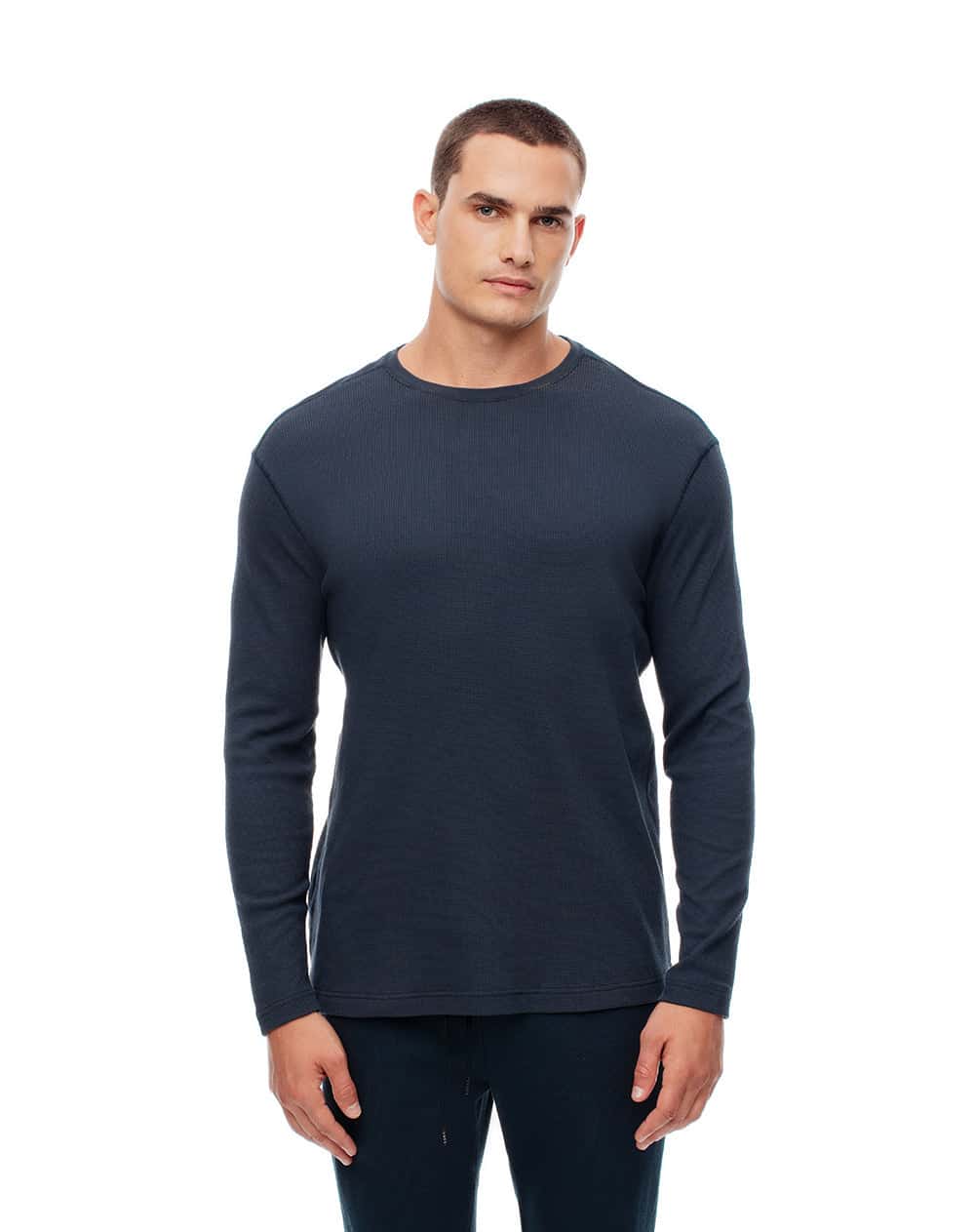 Camibuzo relax algodón azul hombre
