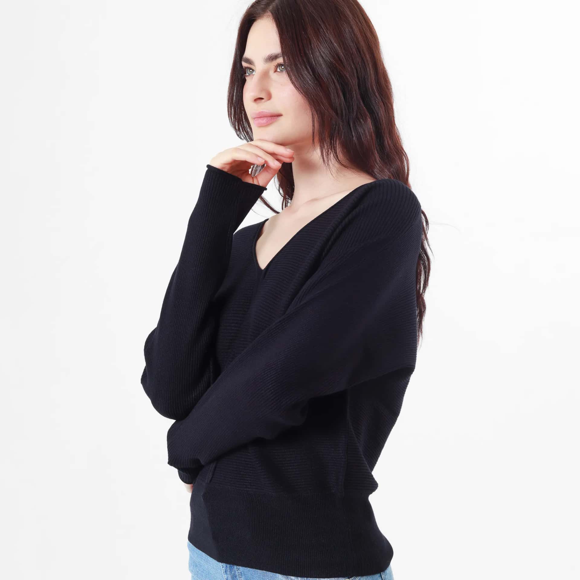 Sweater Cuello Redondo Manga Larga