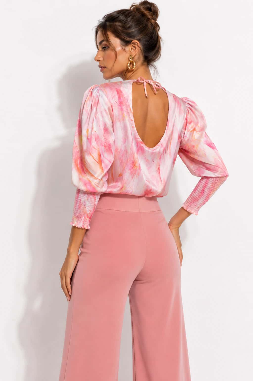 Blusa Arkansas Plumas Salmon - miniatura 2