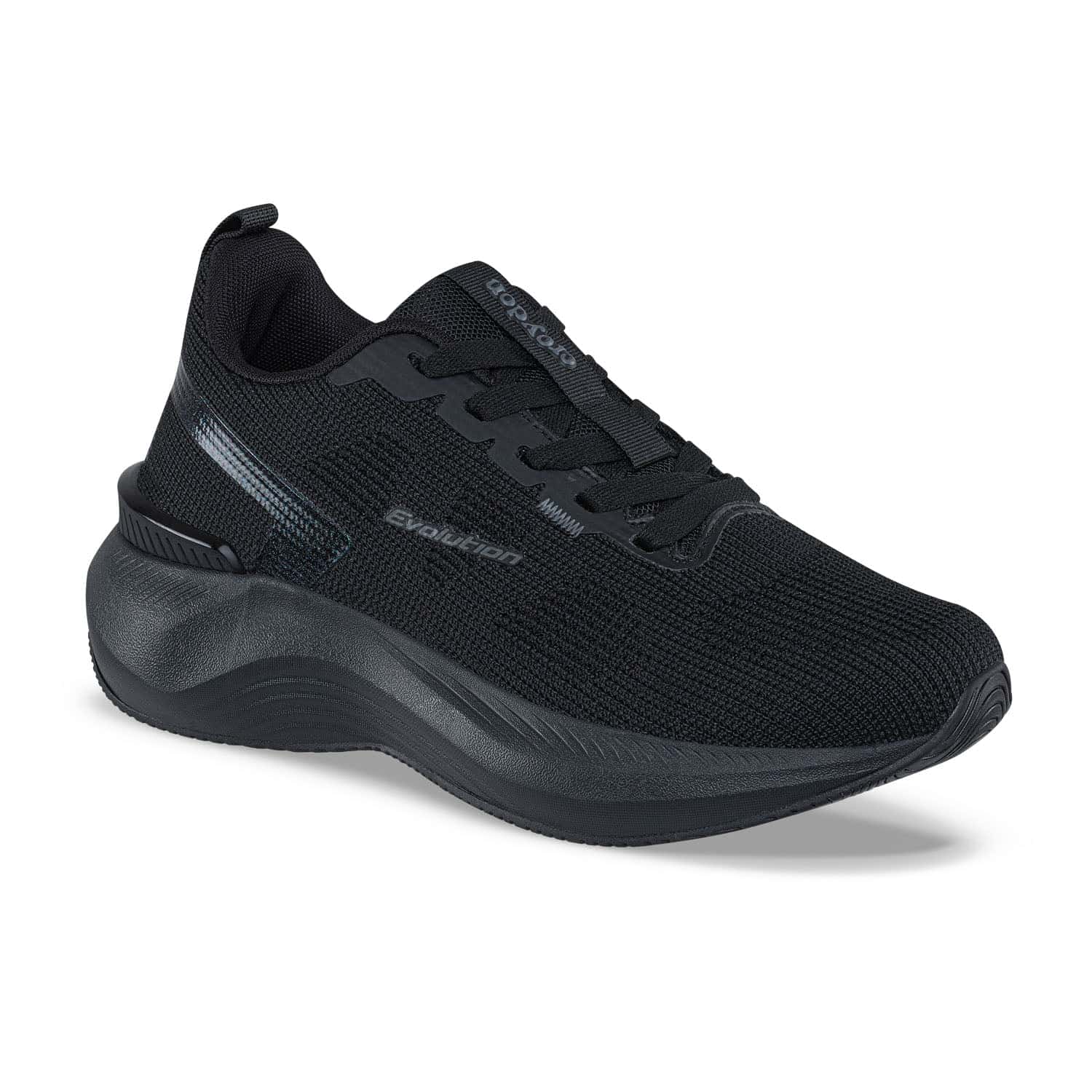 Tenis Running Kadax Negro-Negro Croydon Para Mujer