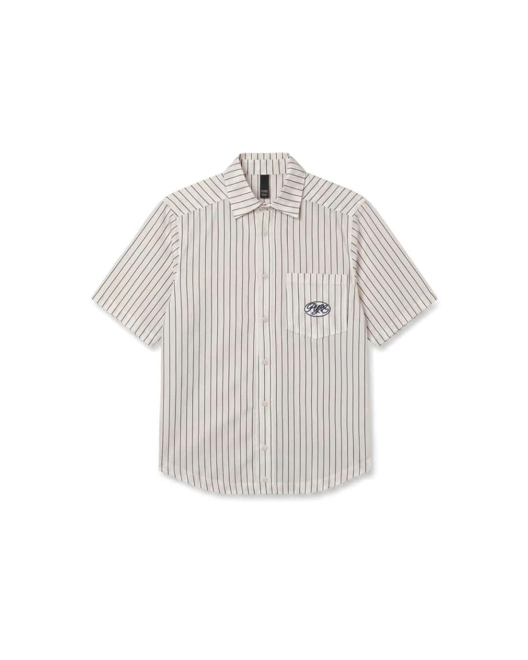 ACROSS THE LINES BUTTON SHIRT