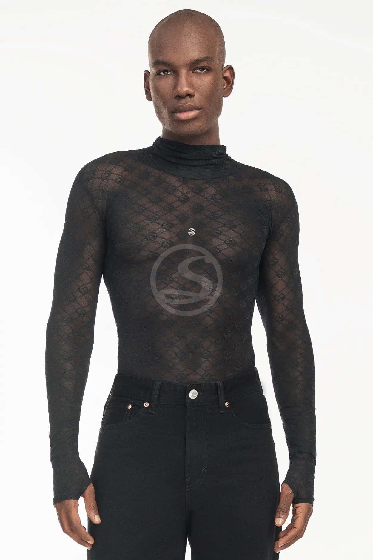 Mesh Surnia Negro Santísimas Men Ref. S-641